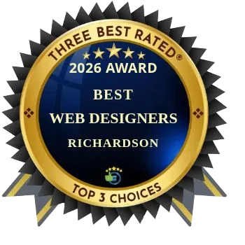 Three Best Rated 2026 Award, Best Web Designers in Richardson