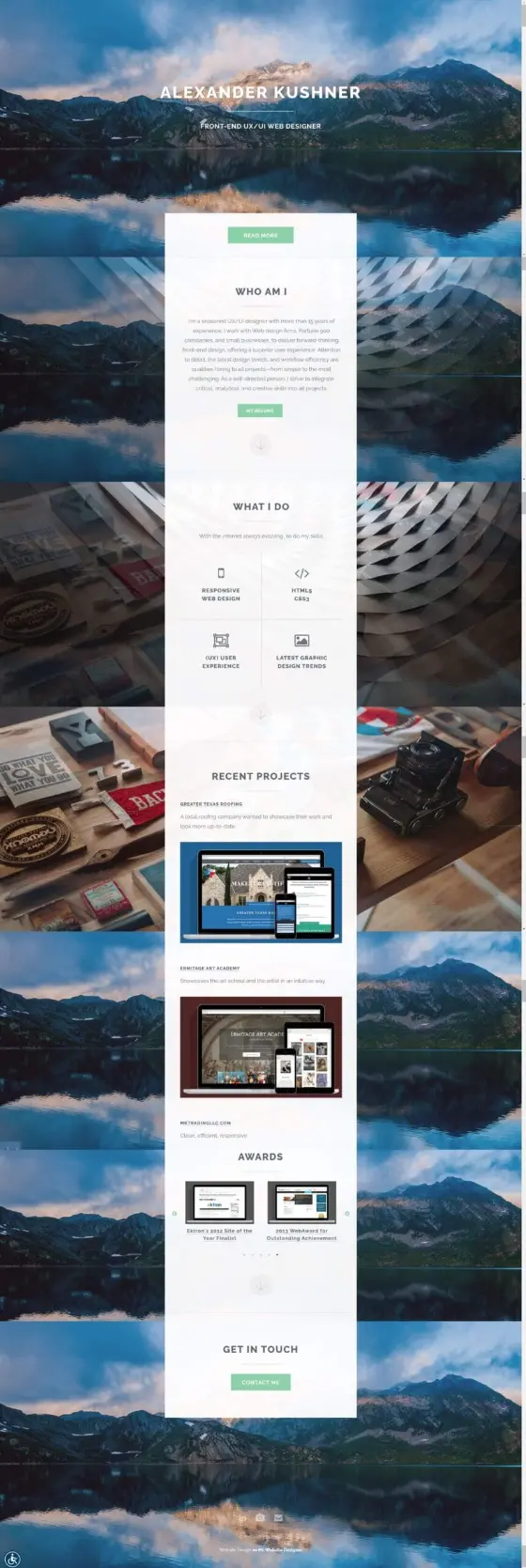 Alexander Kushner website