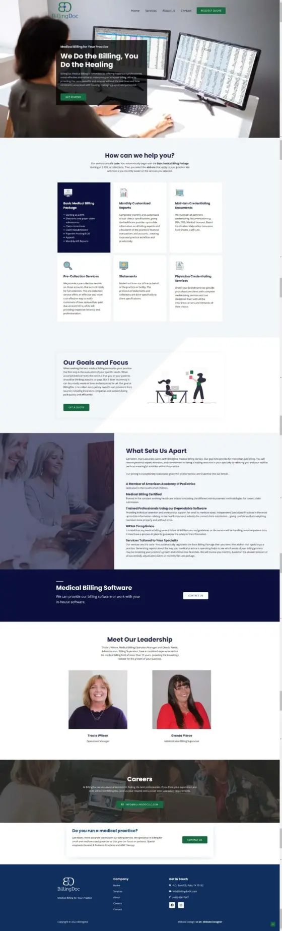 Billing Doc website