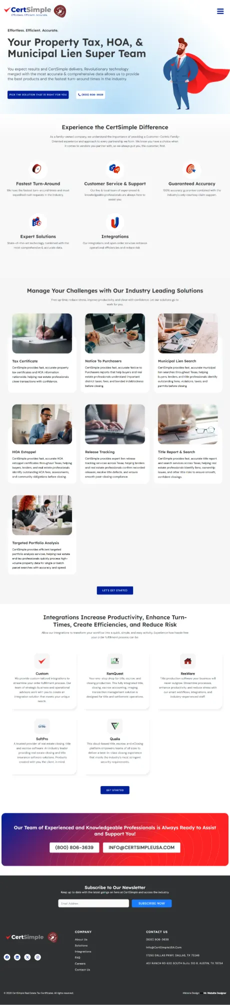 CertSimple website