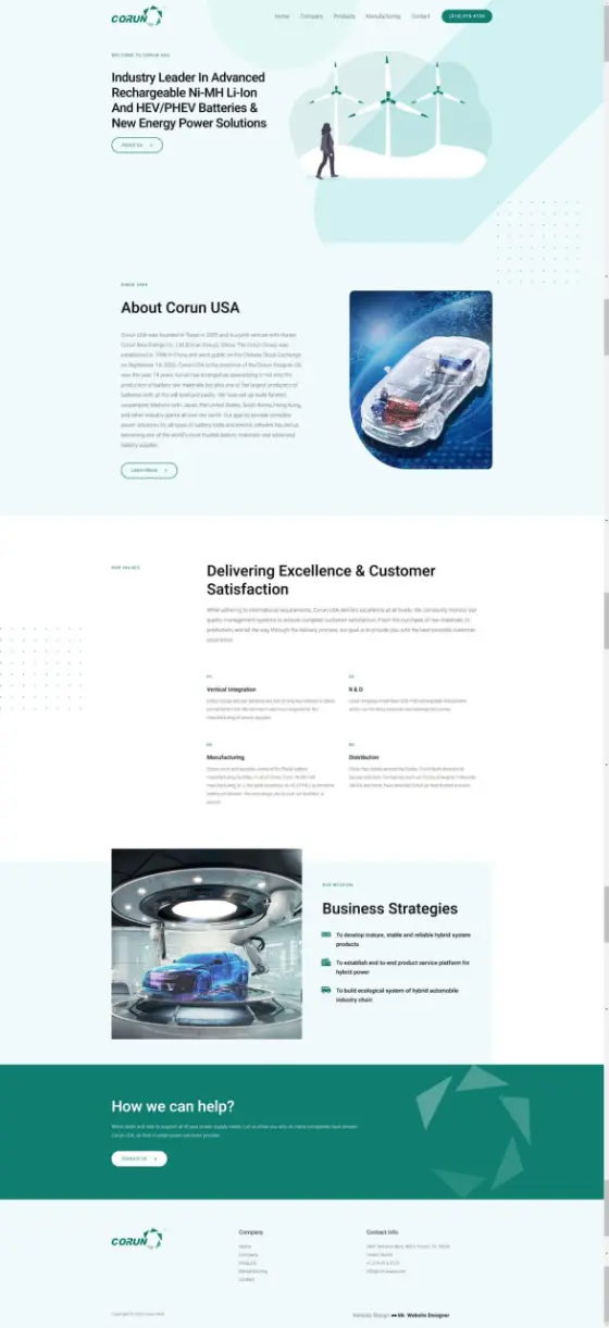 Corun USA website