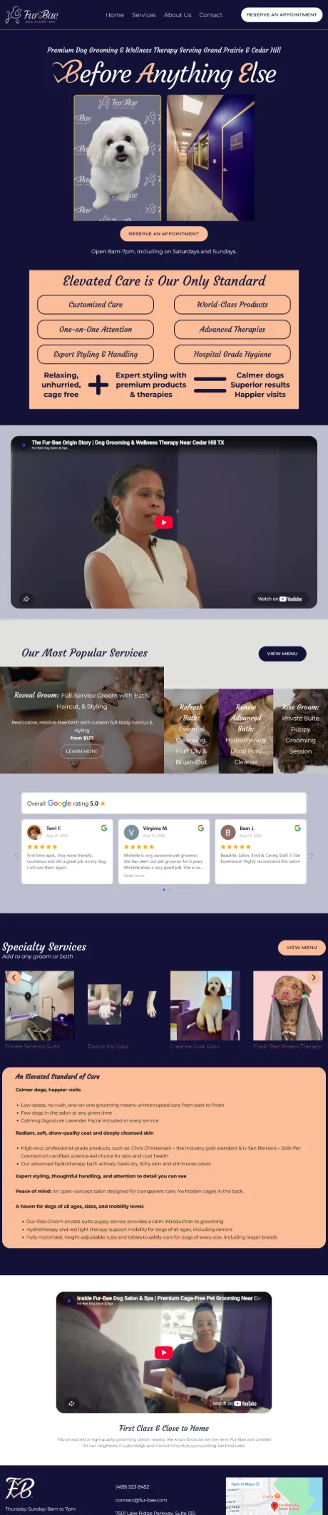 Fur Bae website