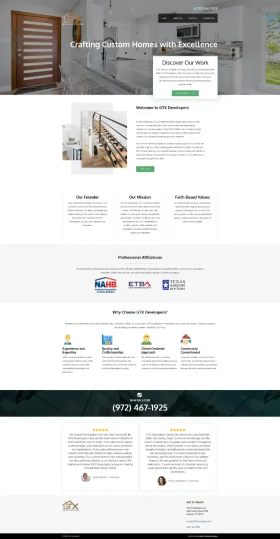 GTX Developers website