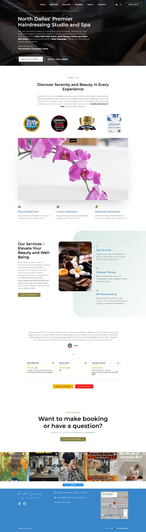 Kindle & Company website