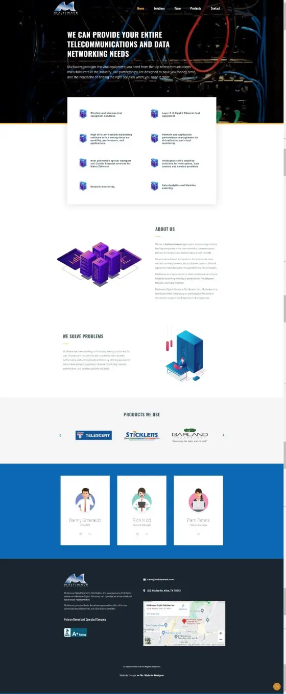 Multiwave DS website